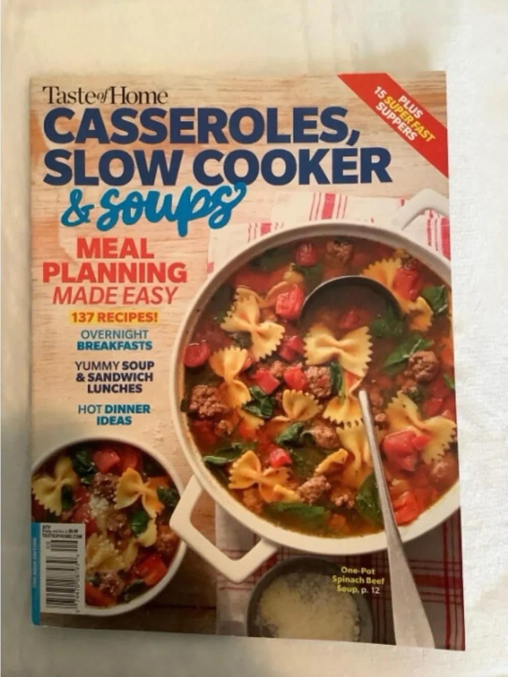 Taste of Home Casseroles, Slow Cooker & Soups